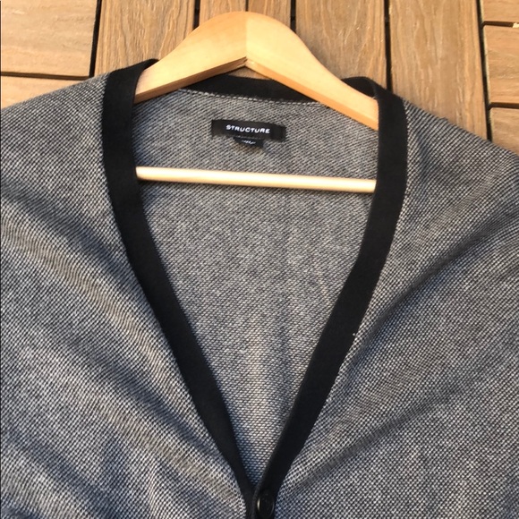 Structure cardigan black l - Picture 2 of 2